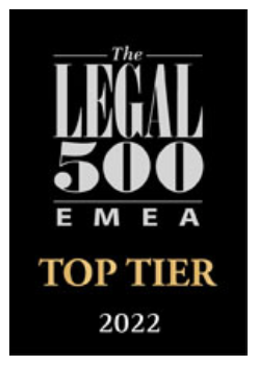 Riconoscimenti e premi_Top Legal 500_2022