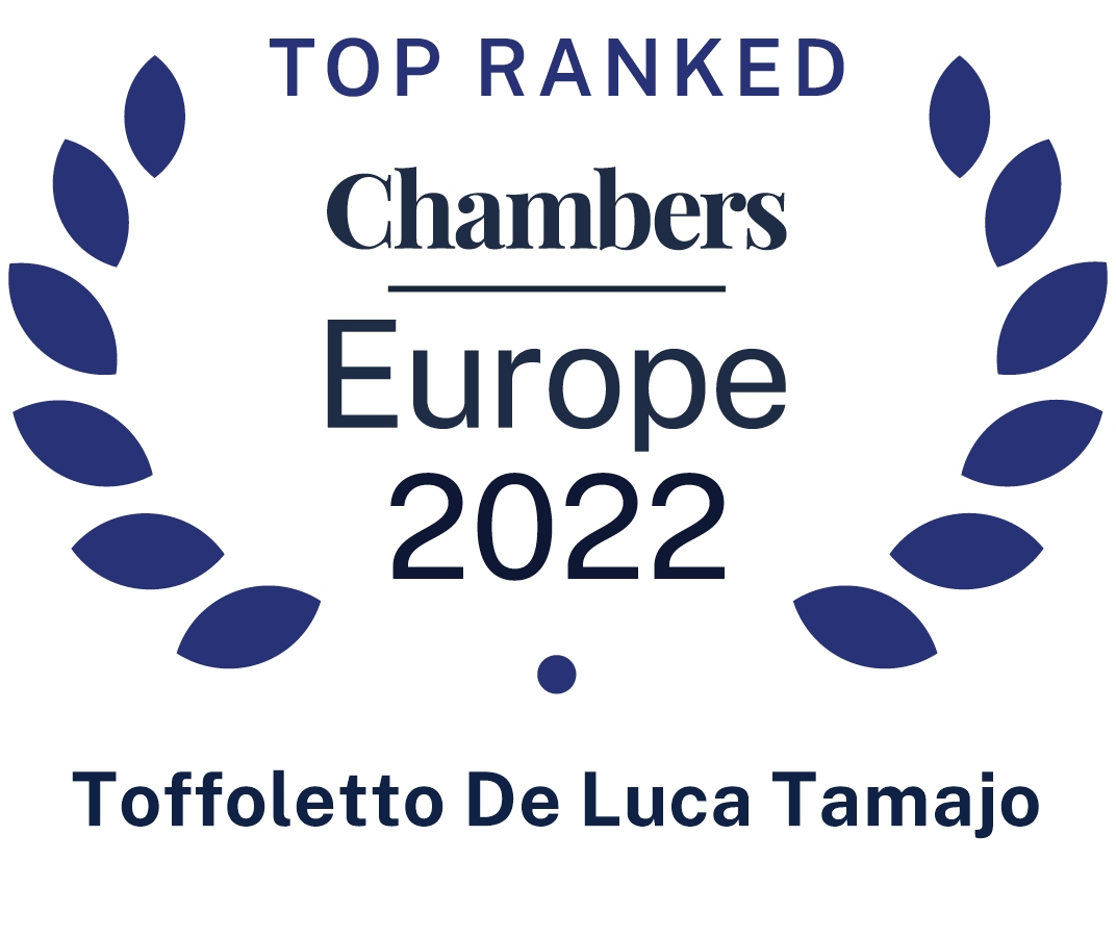 Riconoscimenti e premi_Chambers Europe 2022