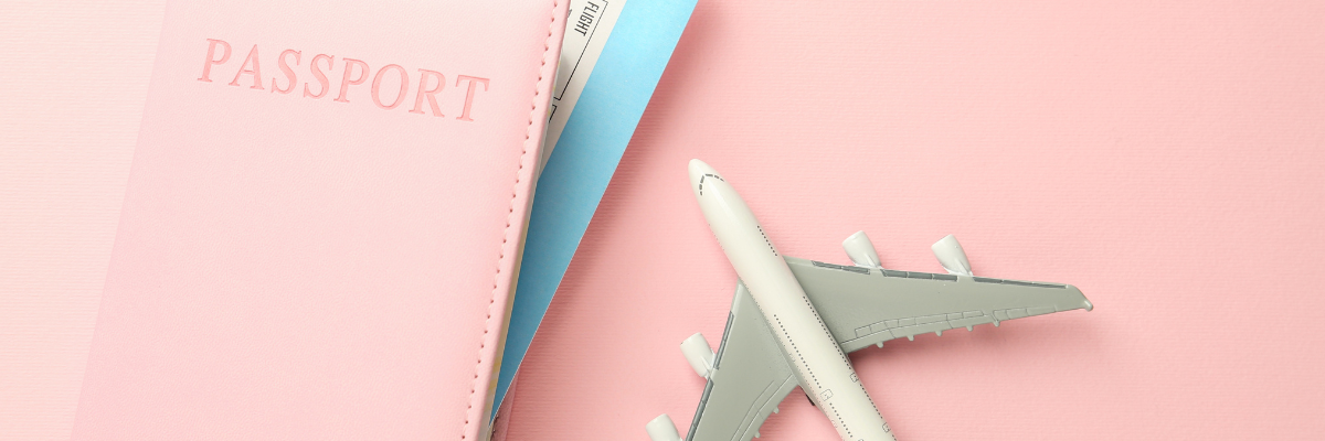 Passport and plane